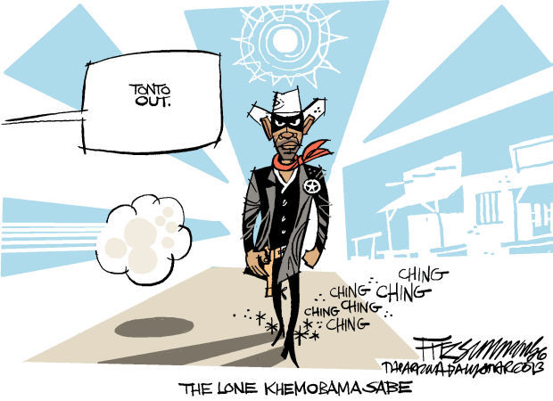 Daily Fitz Cartoon: The Lone Man